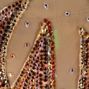 社交ダンス 衣装 クリスアン chrisanne スタンダード ドレス スタンダードドレス ワンピース オレンジ系 デモ 競技 発表会 パーティ イングランド製 豪華 鮮やか おしゃれ デザイン 競技用 ドレスアップ エレガント ダンスパーティー