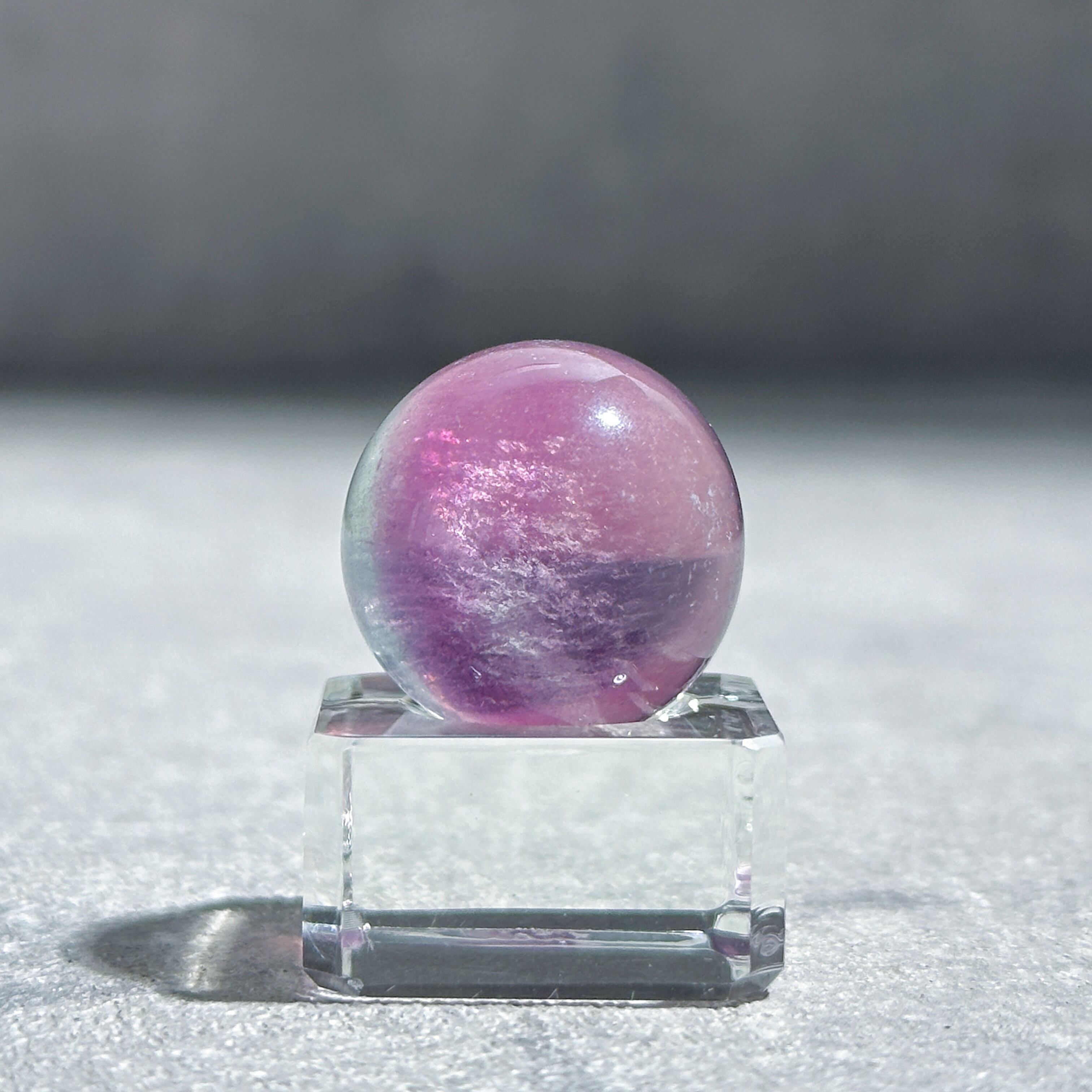 レインボーフローライト スフィア（丸玉）61◇ Rainbow Fluorite