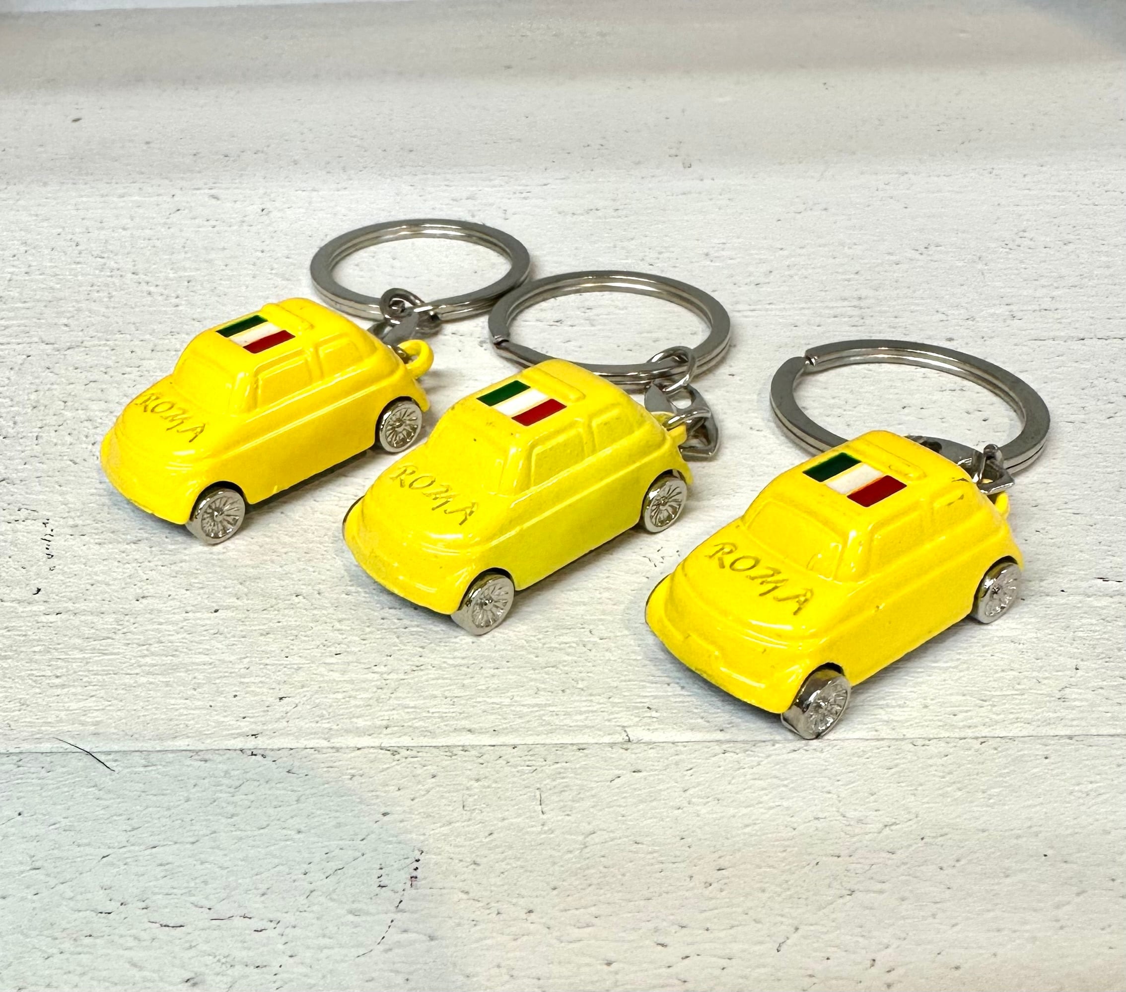 イタリア雑貨 イタリア雑貨 FIAT500 TORINO キーホルダー | チンクエチェント博物館