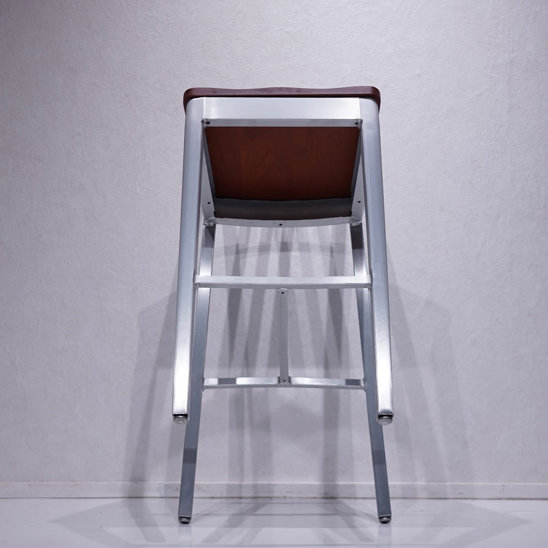Emeco 1104 Navy Stool / Wilton C. Dinges 名作 エメコ ネイビー