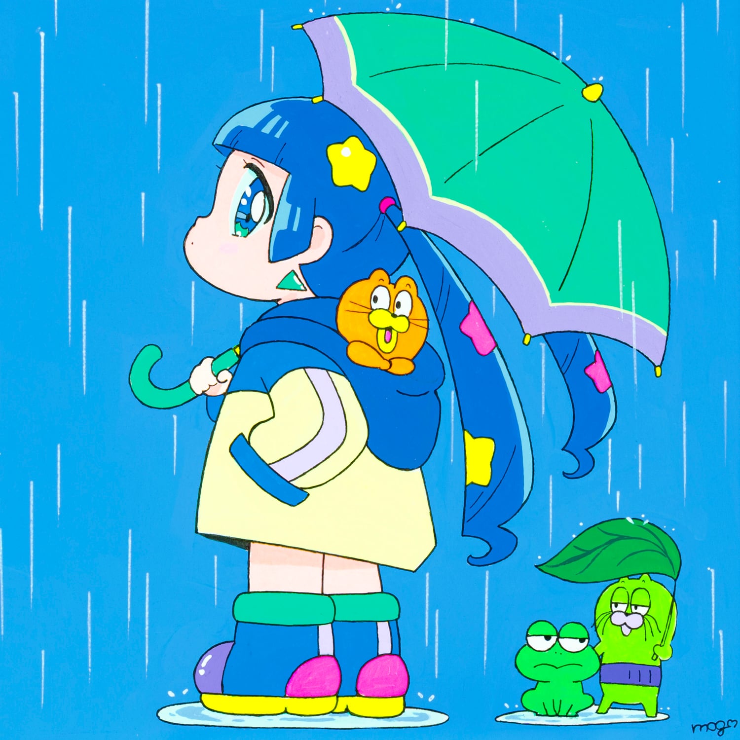 mog イラストレーター 原画 mog 原画 35 「June」 | TOKYO PiXEL. shop & gallery