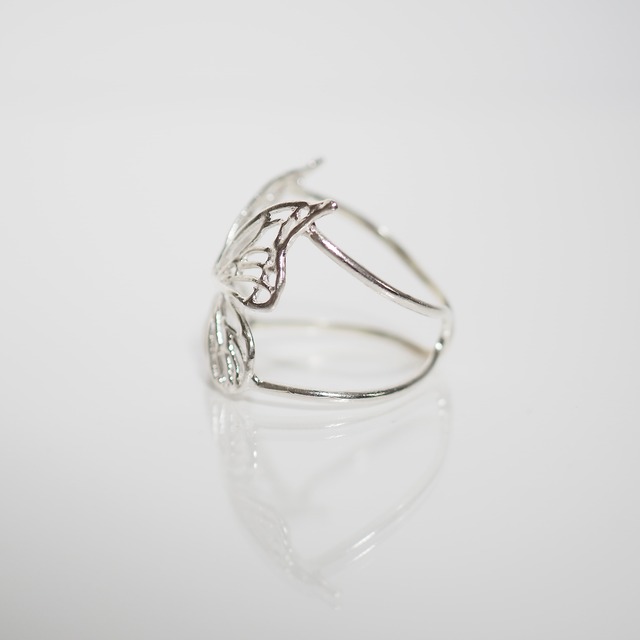 Fairy Butterfly Ring 〜蝶のフリーサイズリング〜(silver)