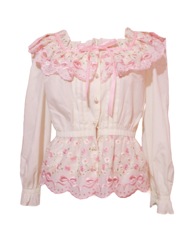 La vie en rose blouse ラヴィアンローズ ブラウス