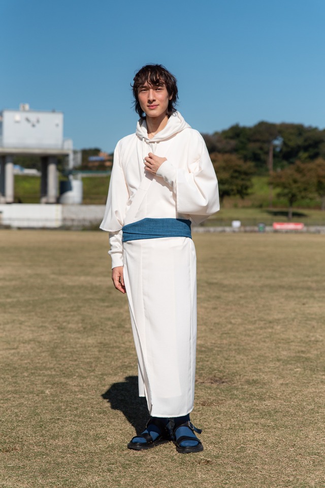 【 M size 】KIMONO + HAORI : blue