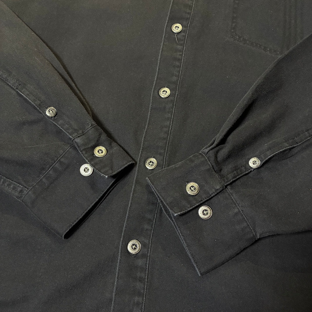 Harley-Davidson 刺繍シャツ　長袖シャツ　イーグル　ハーレー