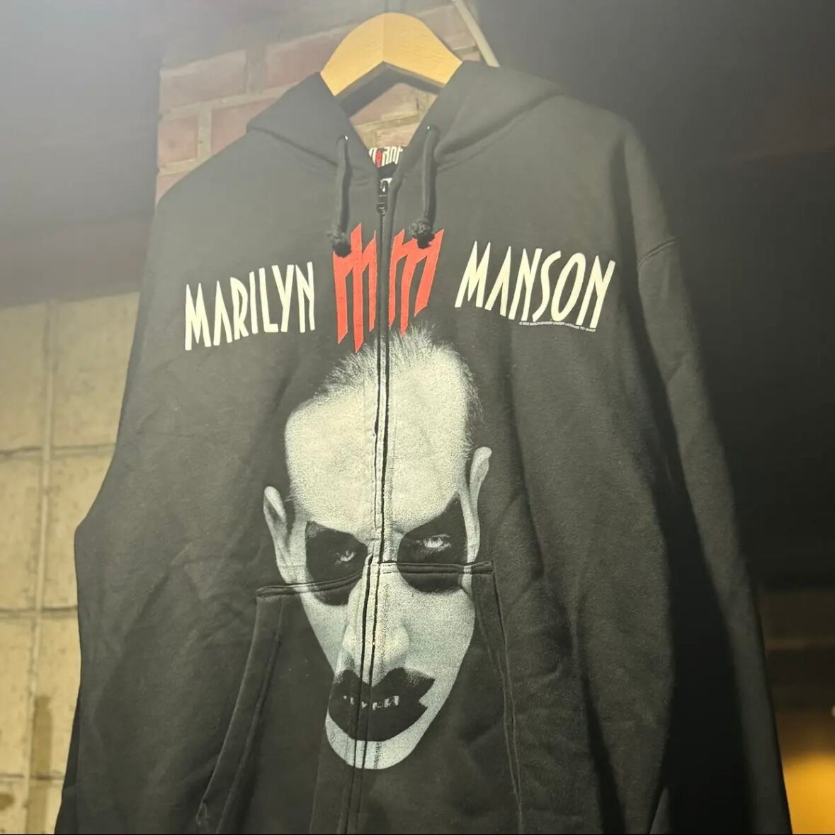 状態◎】00's MARILYN MANSON Zip Up Hoodie | spike osu