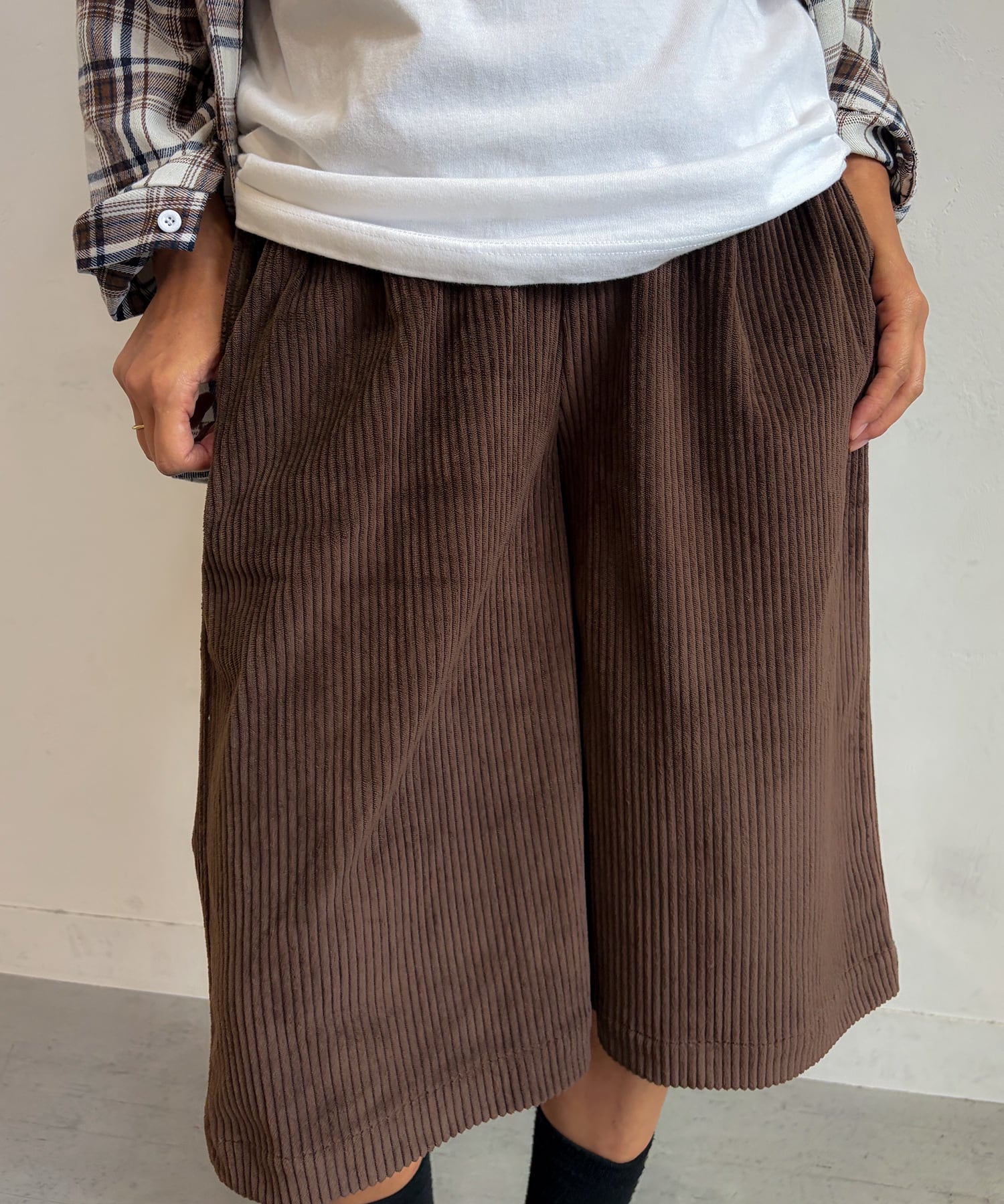 NEW コーデュロイハーフパンツ | PICHI