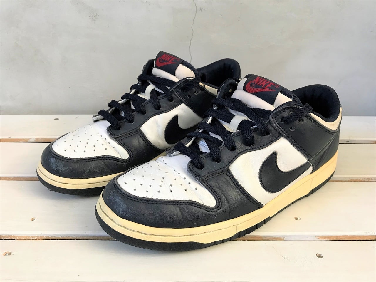99年製 1999 VTG NIKE DUNK LOW REVERSE VARSITY RED SILVER 630358 