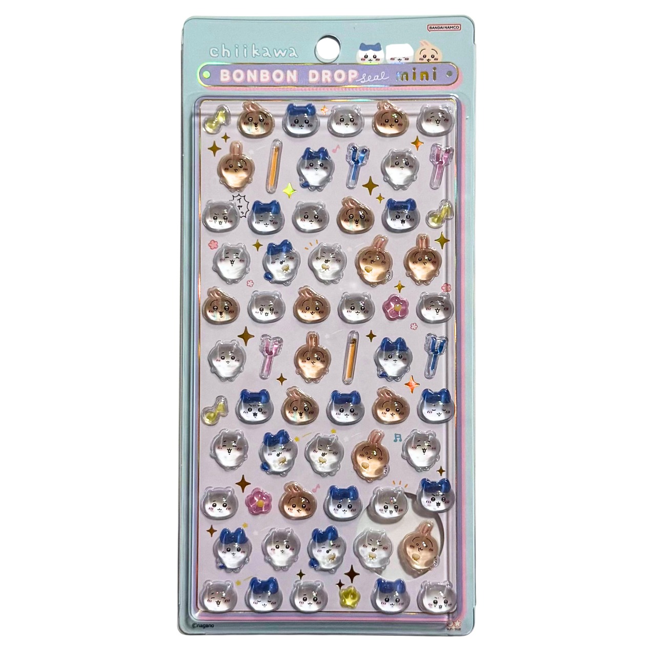 《ご利用歴のある方のみ》ボンボンドロップシール　ちいかわmini/ちいかわ×ハチワレ×うさぎ - 1