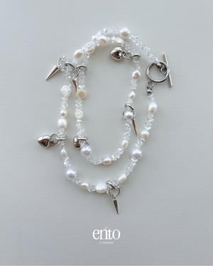 (#0060) clear fight necklace