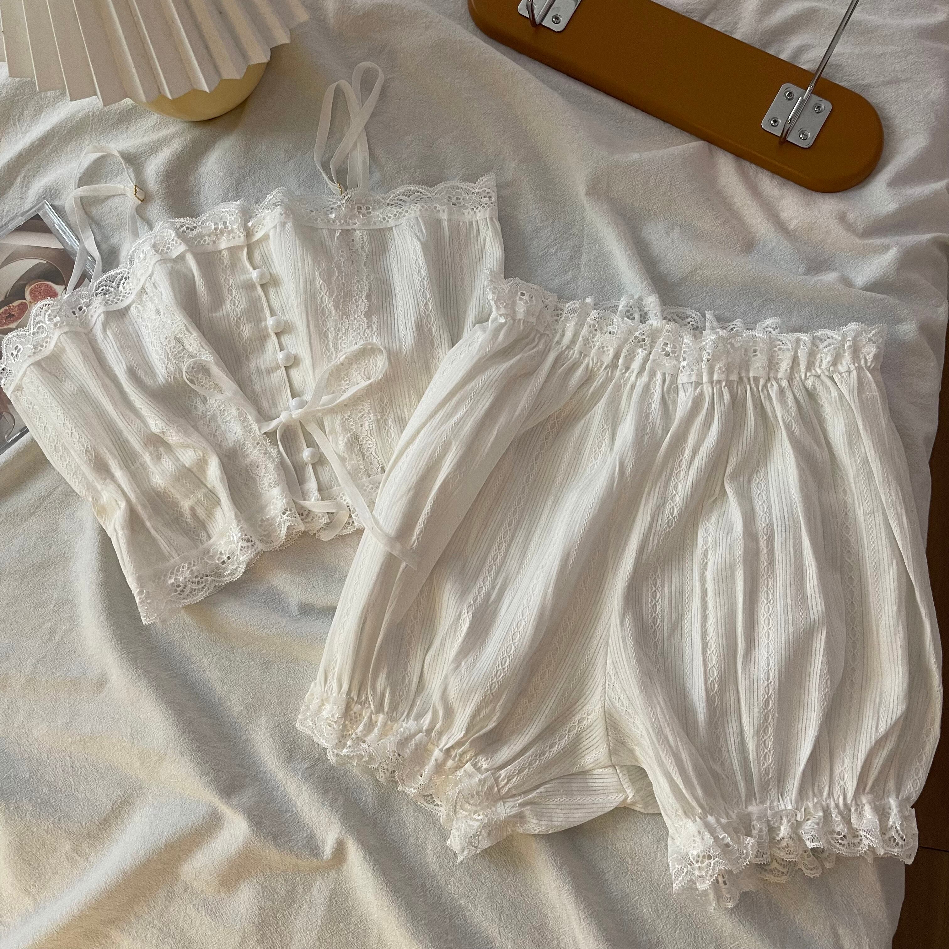 レディースサマースタイル薄手レースサイドショーツ カジュアル 夏物 ブルマー YY-ファッション55251106055