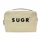 SUGR / canvas pouch ホワイト