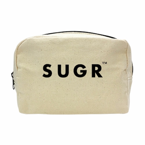 SUGR / canvas pouch ホワイト