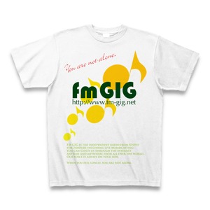   fm GIG オリジナルTシャツ（ホワイト）