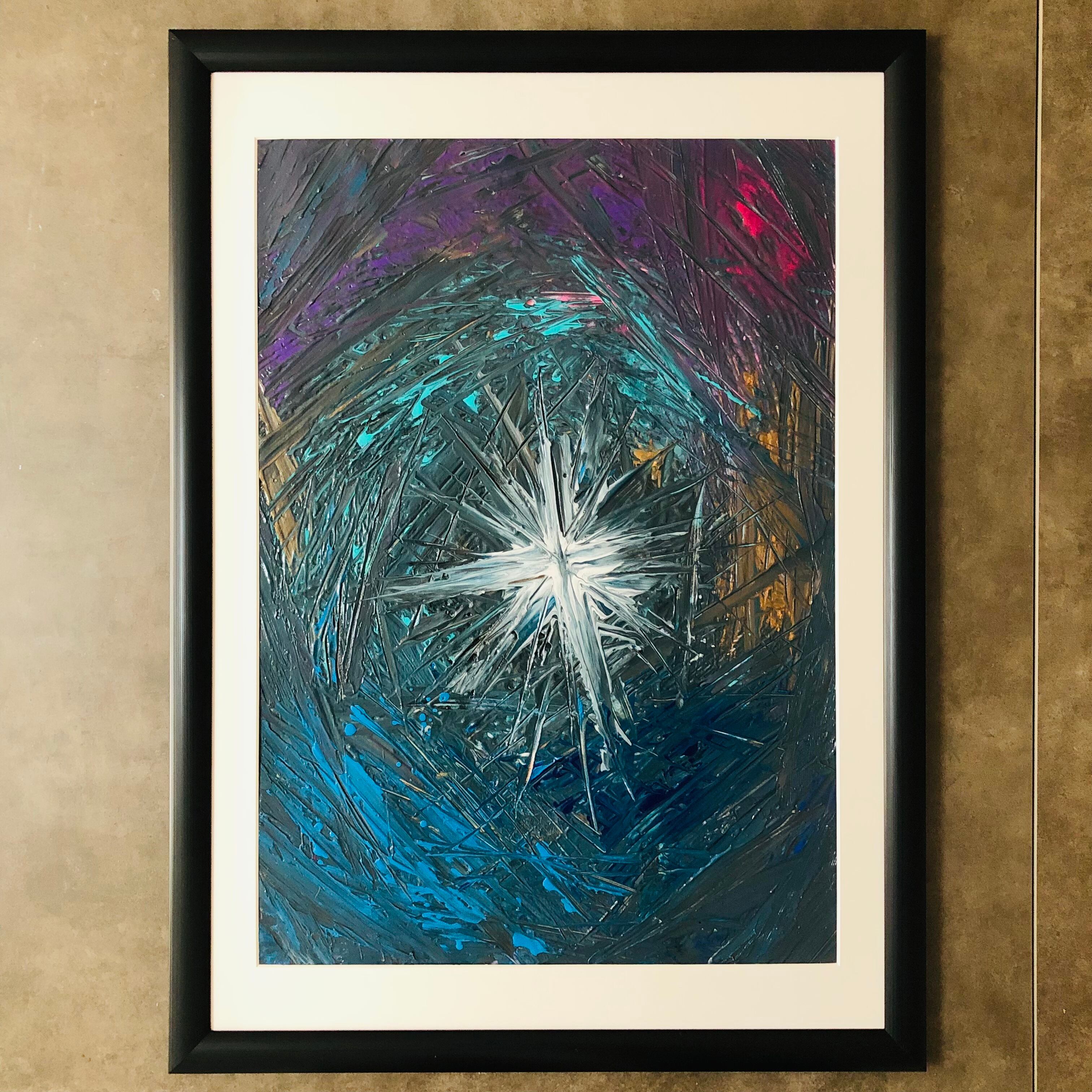 Premium】tippo 現代アート 3連作品 テクスチャーアート 抽象画