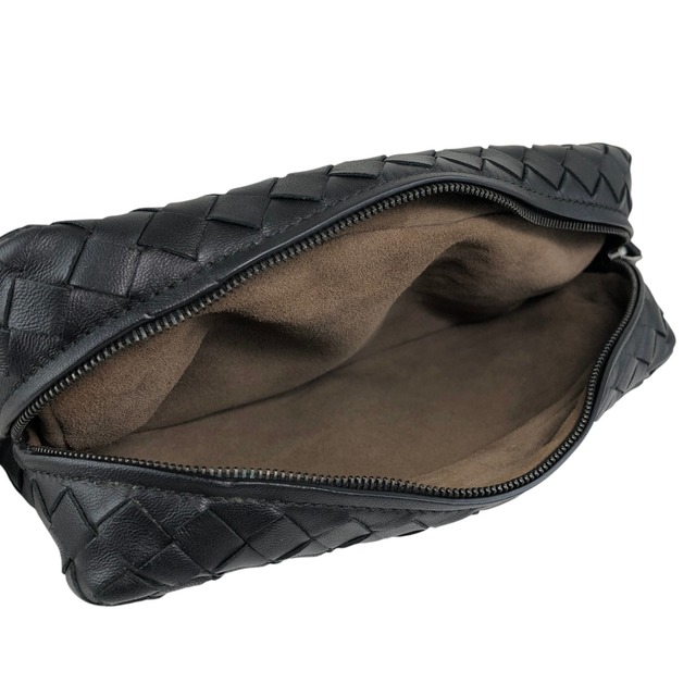 Bottega Veneta ボッテガ・ヴェネタ ショルダーバッグ ブラック イントレチャート レザー チェーン vintage ヴィンテージ オールド 37ps5x