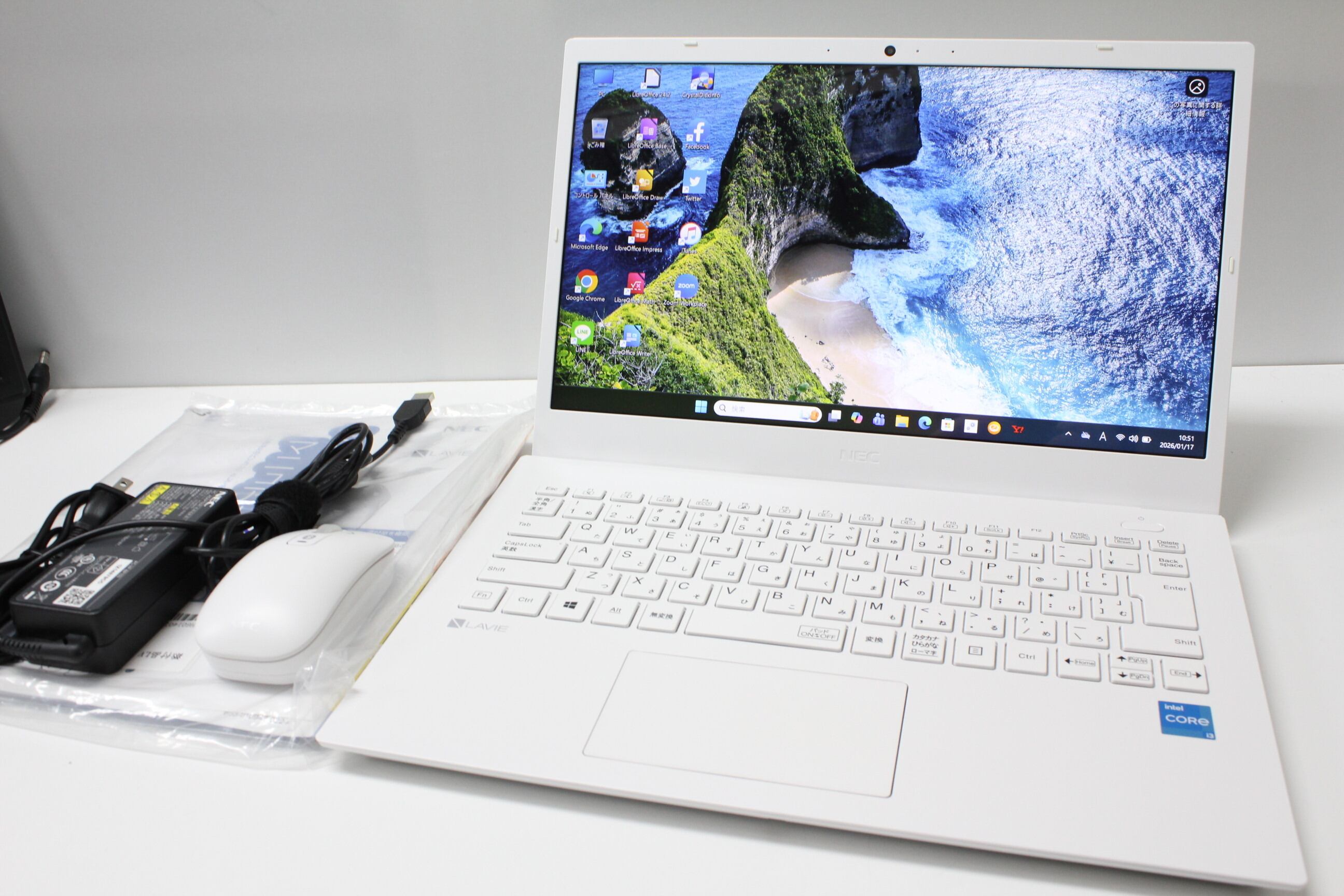 【現状品/中古ノートPC】NEC〈LAVIE NM550/RAL〉Intel Core i5/SSD256GB/メモリ8GB ⑤ 現状品/中古ノートPC】NEC〈LAVIE NM550/RAL〉Intel Core i5/SSD256GB