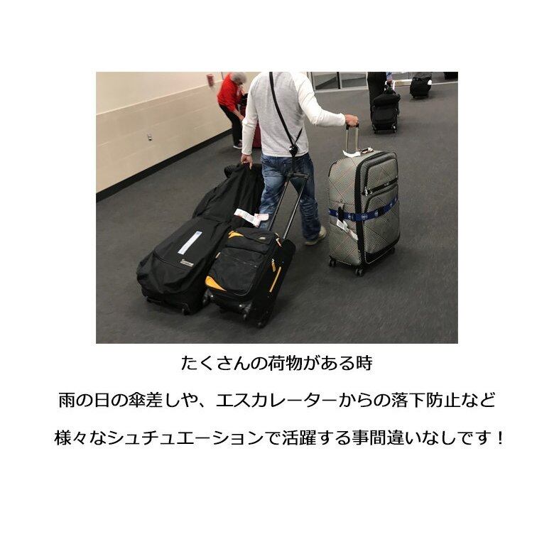 RetraStrap キャリーオン荷物をハンズフリー 盗難防止 ブラック Amazon | RetraStrap キャリーオン荷物をハンズフリーに - 盗難