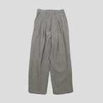 evam eva ｜linen cotton tuck pants