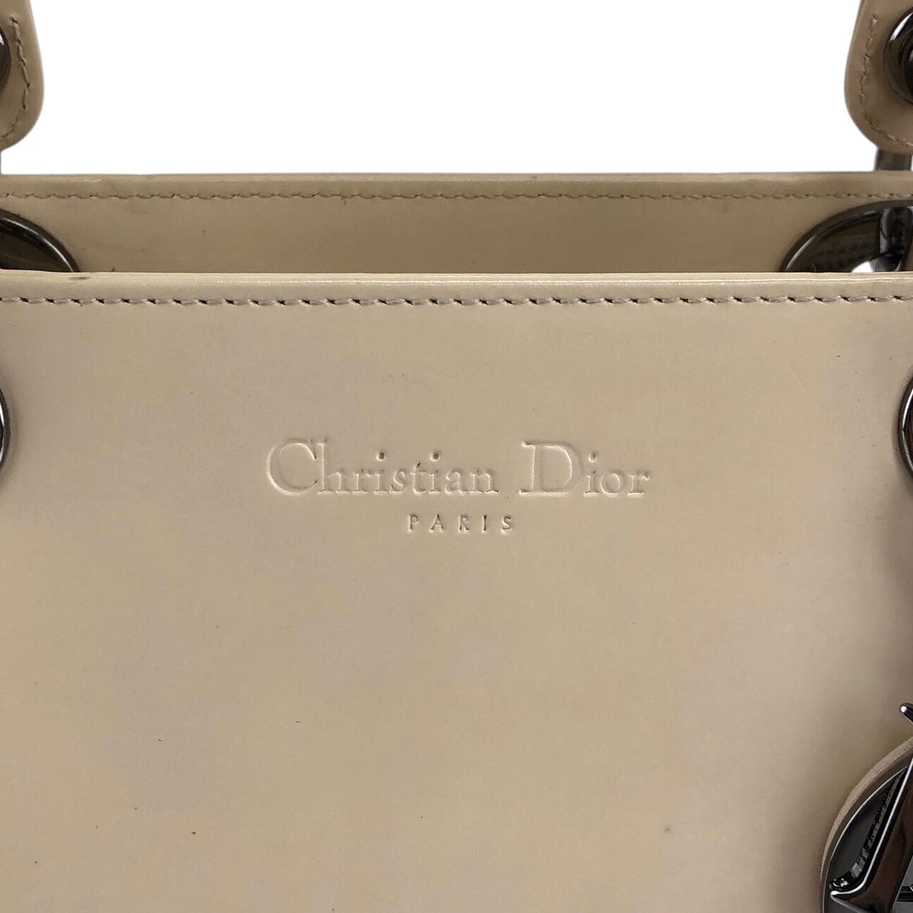 Christian Dior／クリスチャンディオール／パーティーバッグ／ベージュ Christian Dior クリスチャン ディオール レディディオール