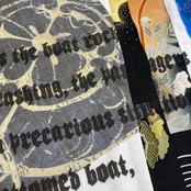 【tshirts215】S size KIMONO & print T-SHIRTS white
