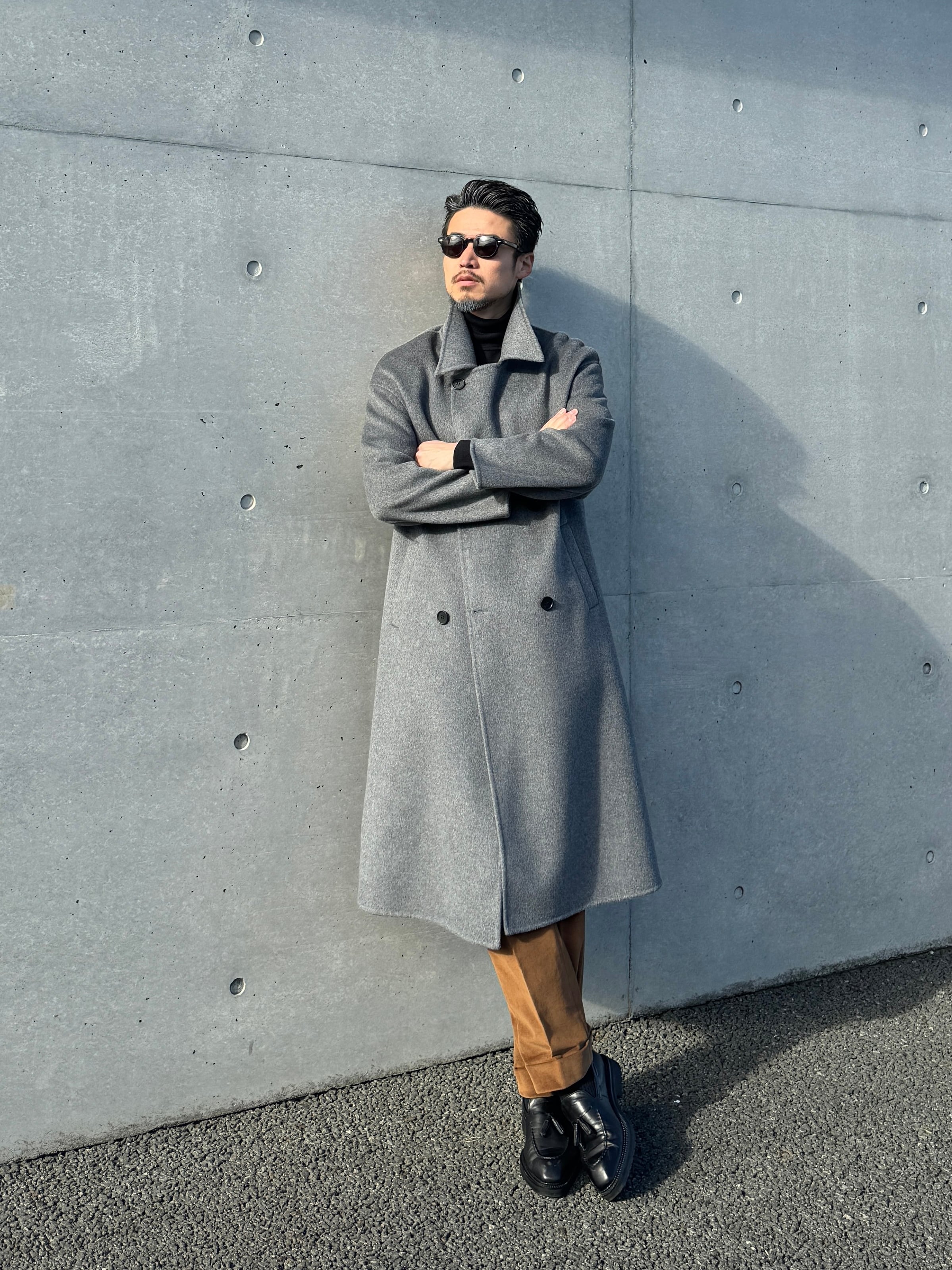 ウールオーバーサイズロングPコート | Wide Range