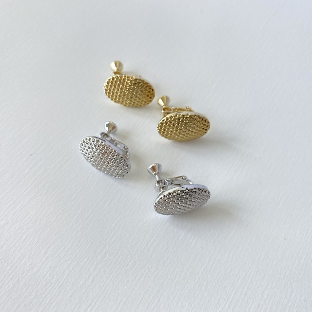 mesh earring 2col