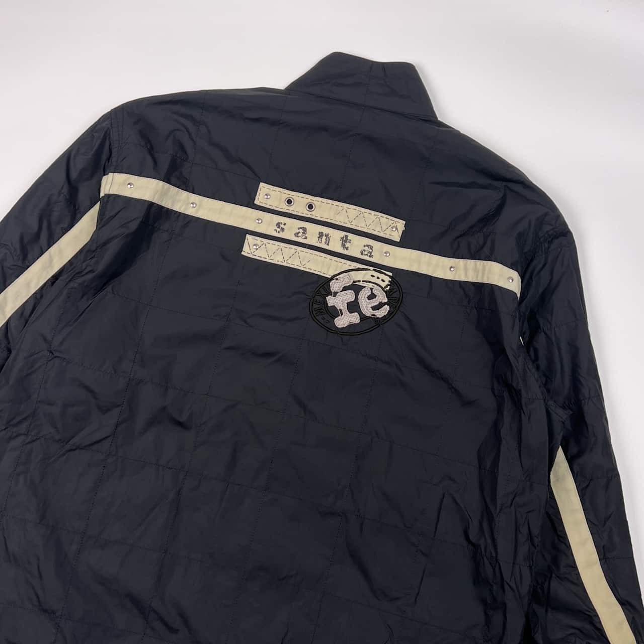 santafe サンタフェ 背面 デザイン ナイロン ジャケット ジャンパー 52/ブラック メンズ