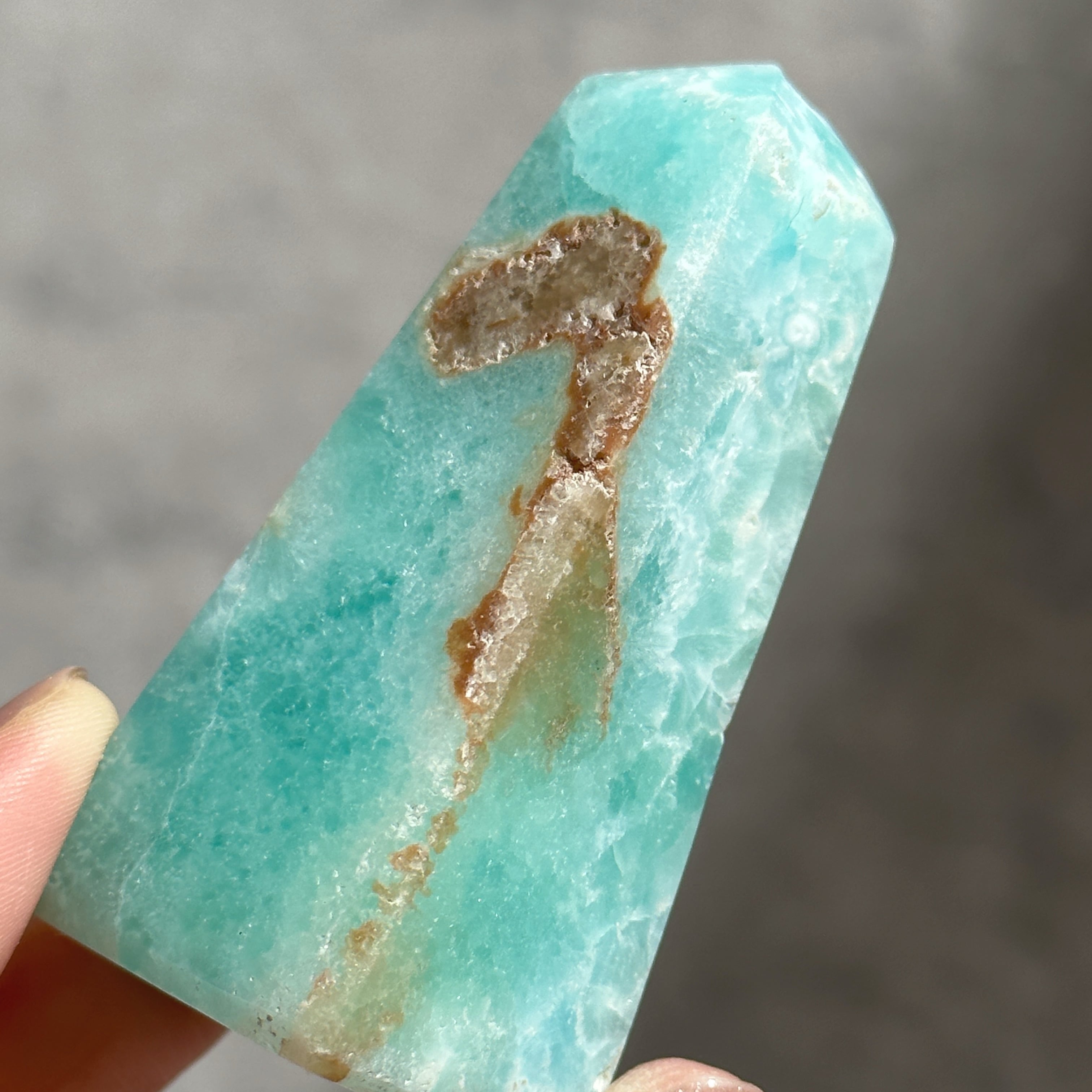 高品質】ブルーアラゴナイト タワー11◇Blue Aragonite◇天然石・鉱物