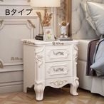 アンティーク サイドチェスト 木製 完成品 アンティーク家具 猫足 家具 チェスト 白 ホワイト 猫脚サイドチェスト