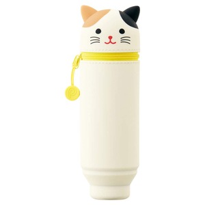 【新着特価】リヒトラブ スタンド ペンケース プニラボ ミケネコ A7712-7