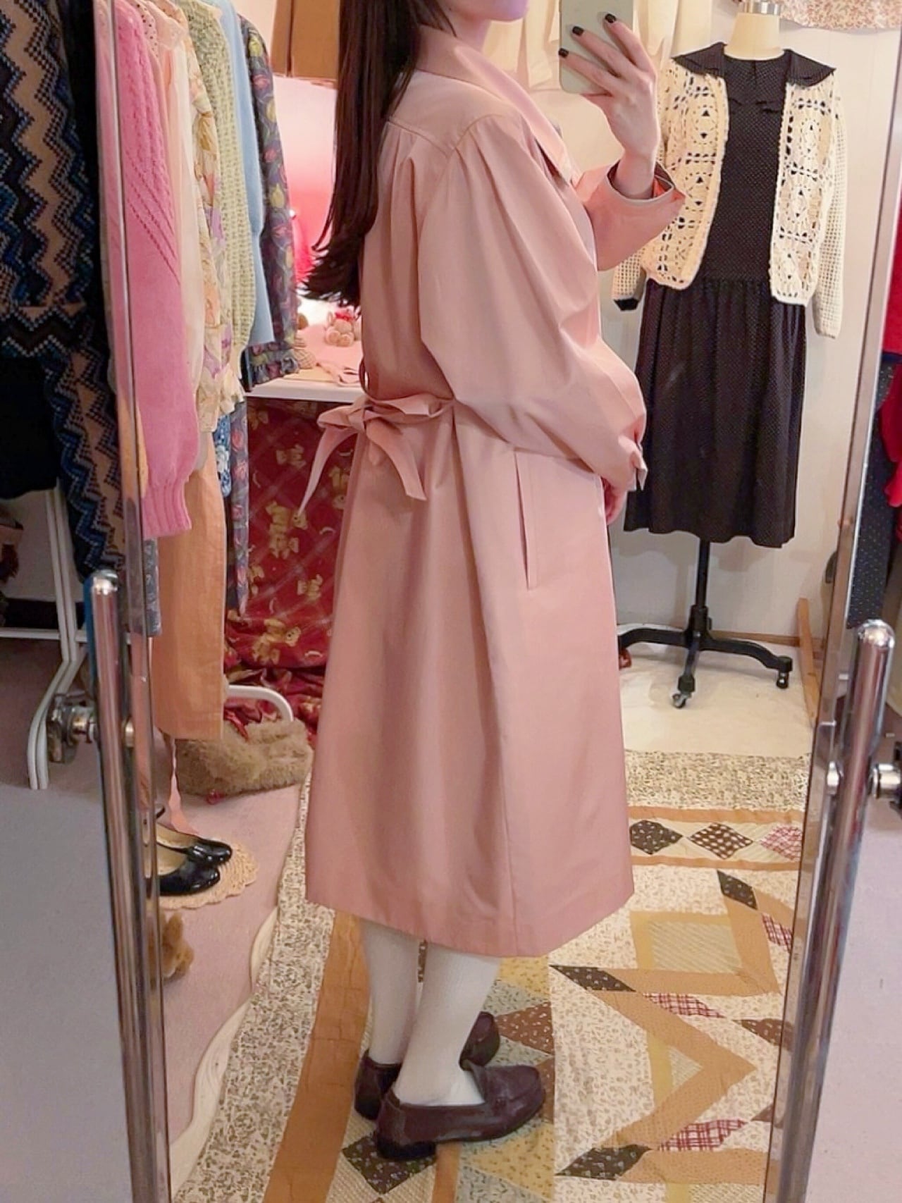 SANYO / blossom pink spring coat