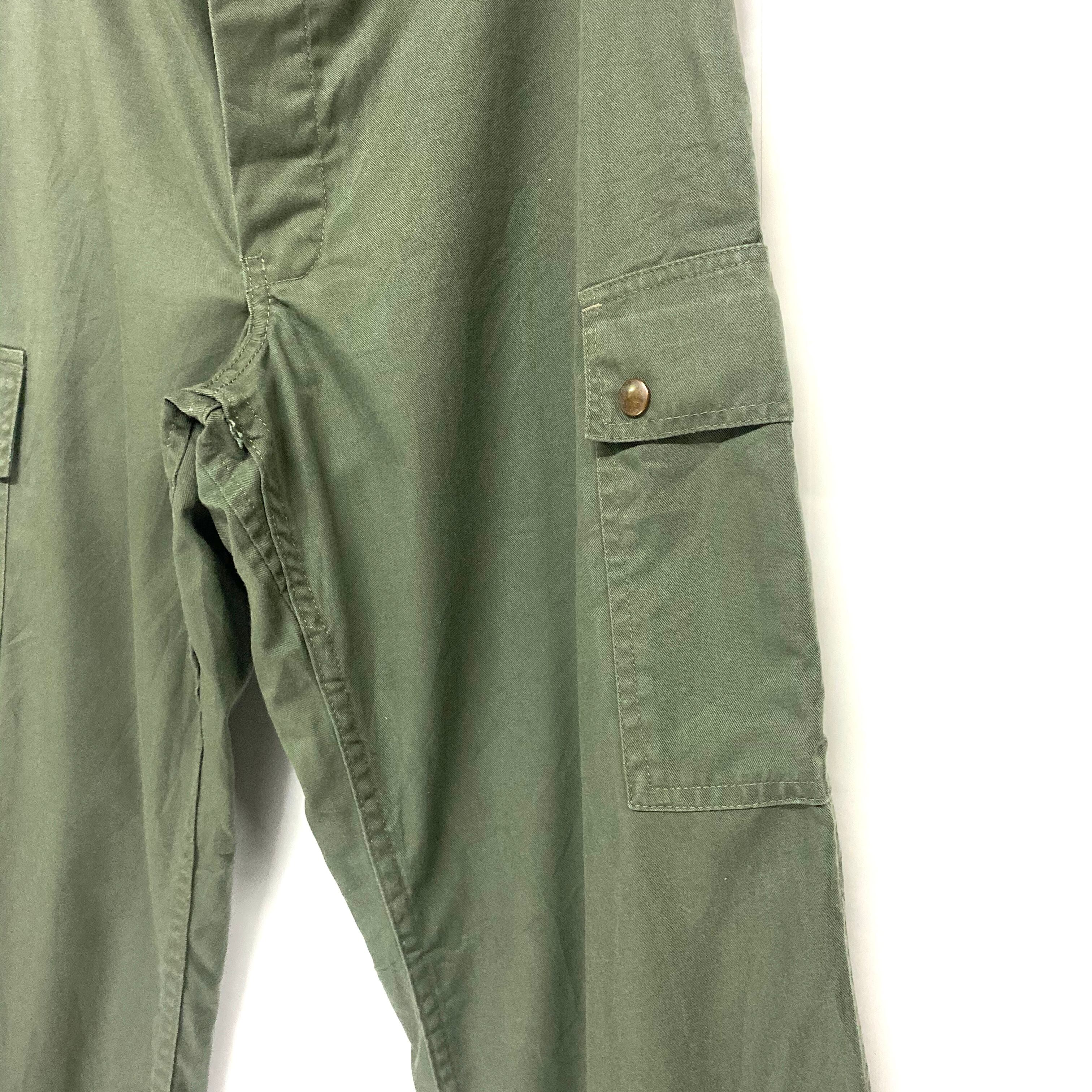 フレンチワークパンツ カーゴパンツ ユーロワーク メンズW35 古着