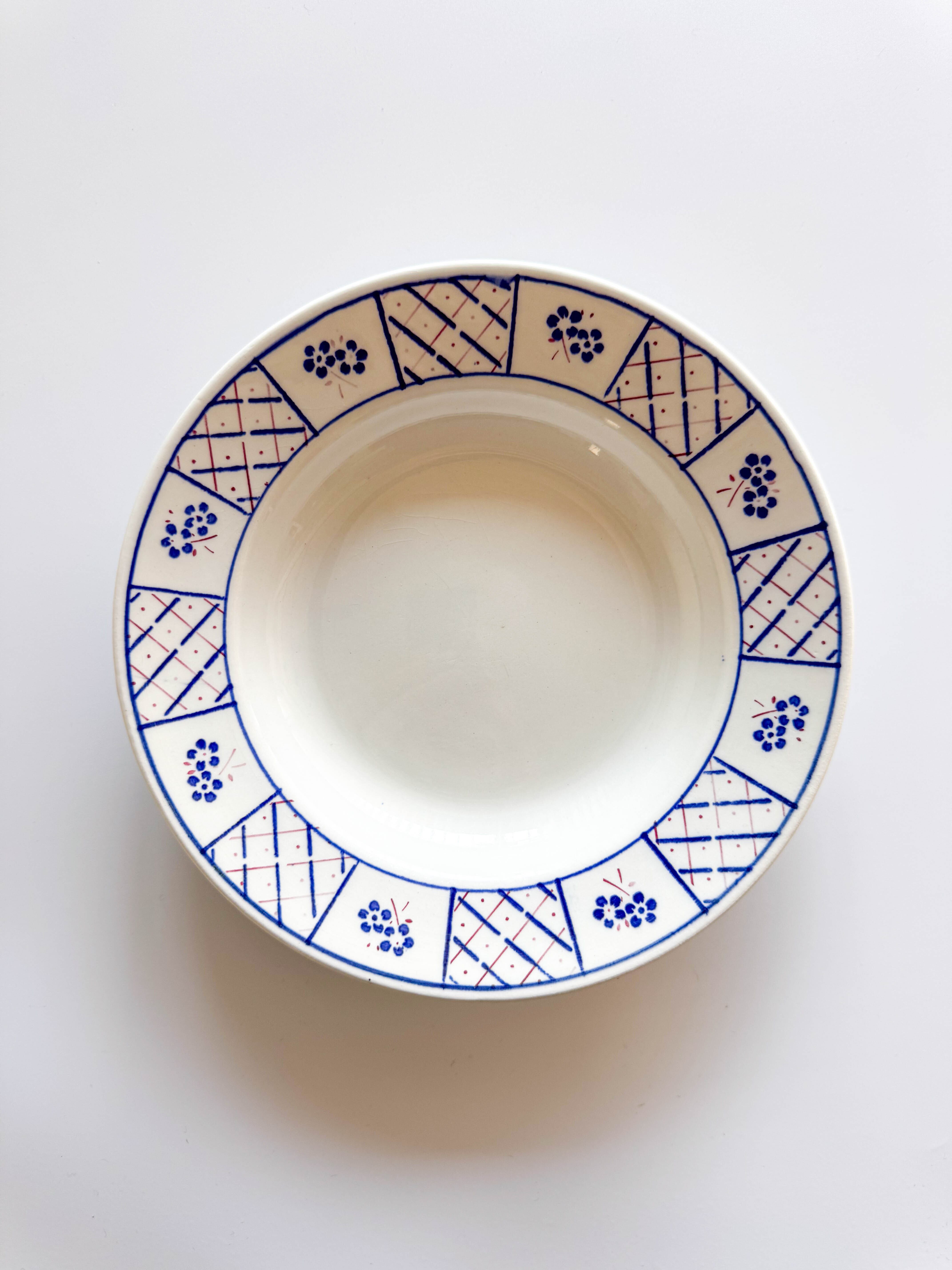 専用❣️同梱　Creil et Montereau スーププレート2枚 Creil et Montereau Labrador / クレイユモントロー #2 深皿