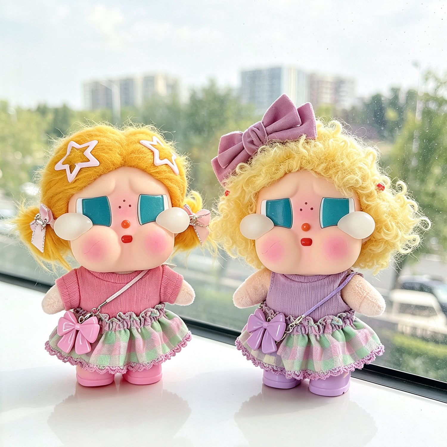 CRYBABY用 夏 カジュアル トップス+スカート+チャーム+ヘア
