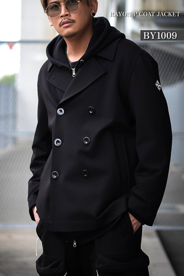 【BY1009】RAYON P COAT JACKET【2COLOR】