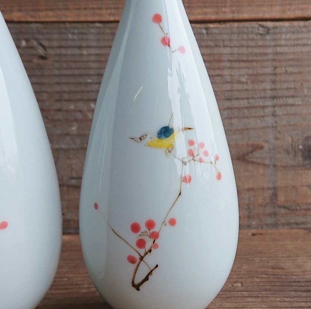 中国龍泉青磁の花入 高さ17cm 【公式通販】