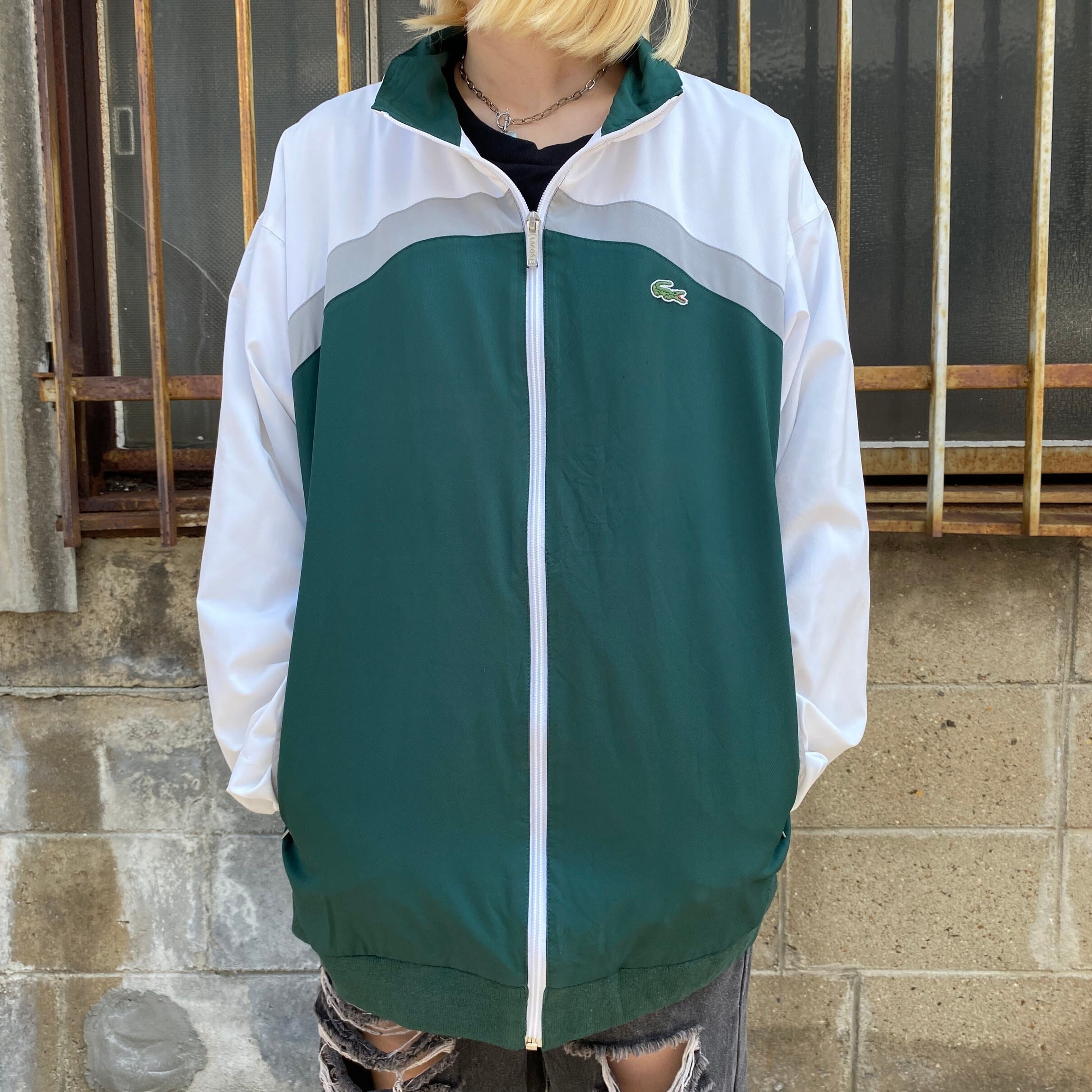 LACOSTE SPORT ラコステ 刺繍ロゴ ジャージ スポーツジャケット 