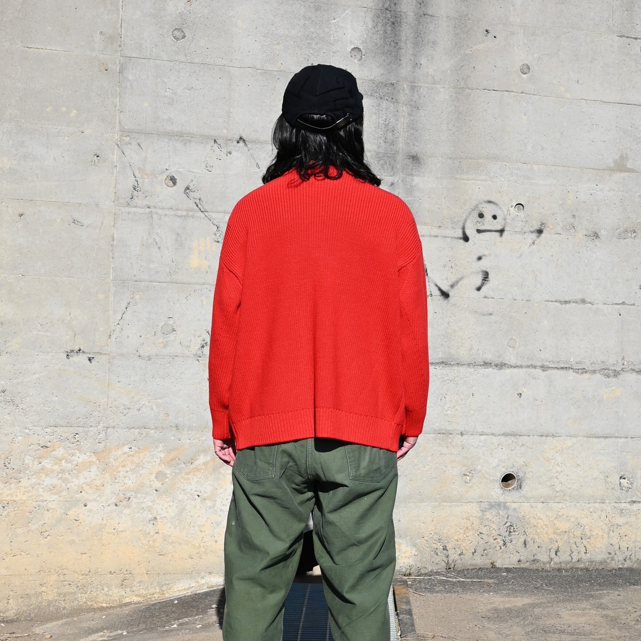 THE DAY(ザデイ)MERINO WOOL CREWNECK KNITスタイル