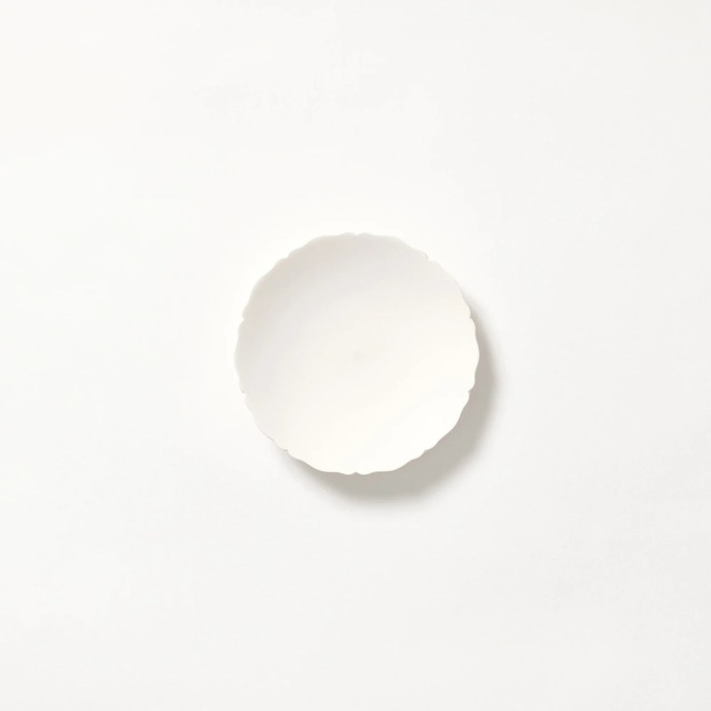 KIWAKOTO(キワコト) 京焼・清水焼 牡丹 BOTAN プレート 皿 SS 約10cm 雪 ホワイト 265472