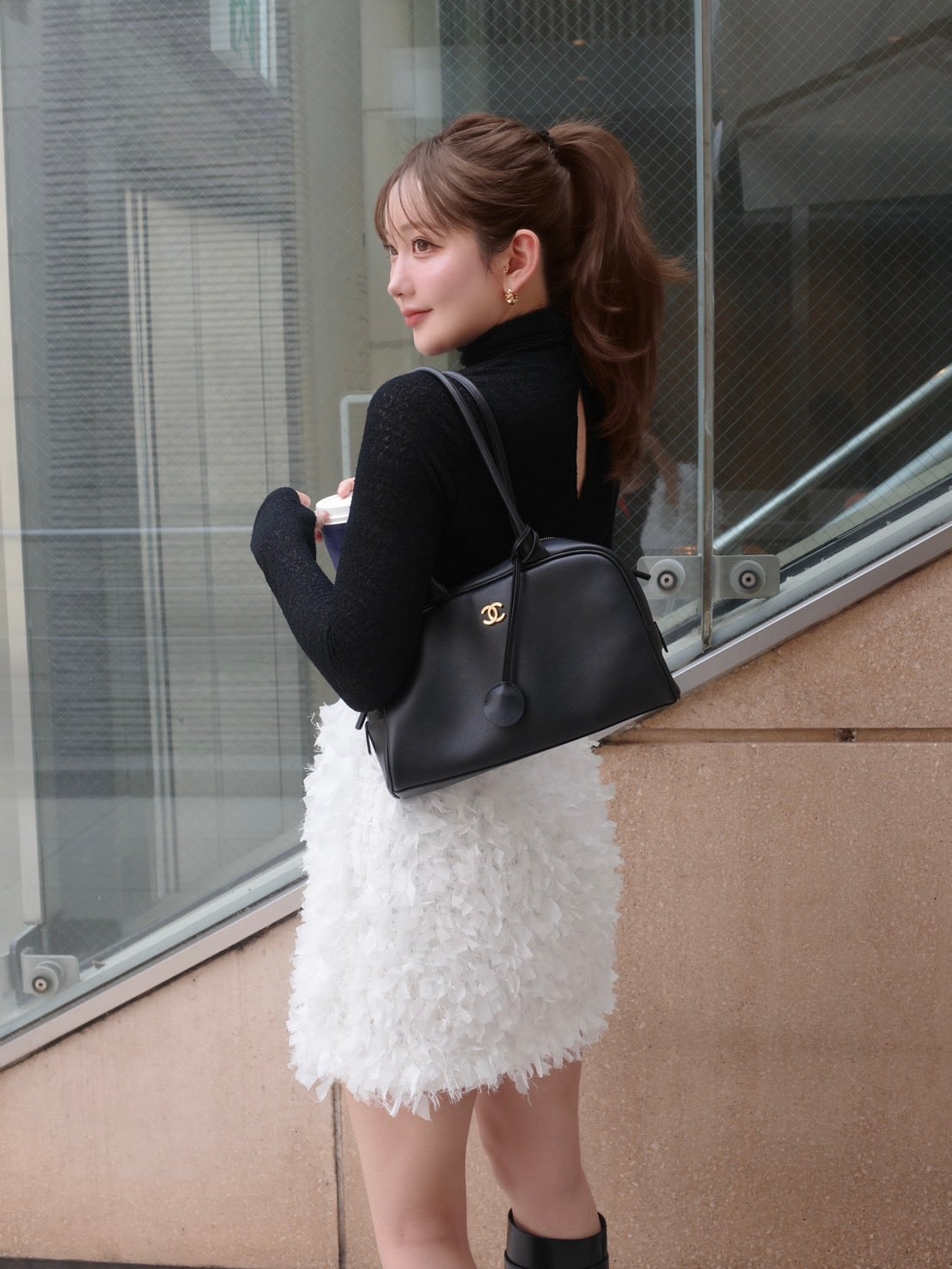予約】sugar skort / white (11月上旬発送予定) | HYEON
