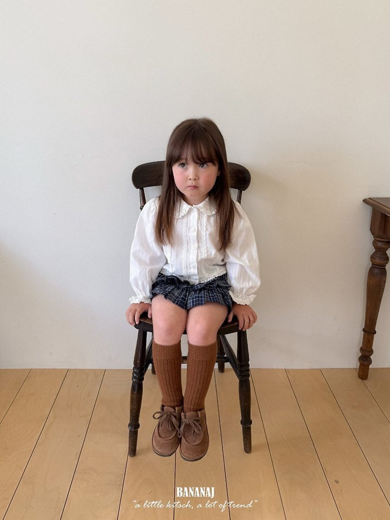 韓国子供服 / BANANA J / 26Autumn / メルシー ブラウス / 秋服 / キッズ *XS~JS*