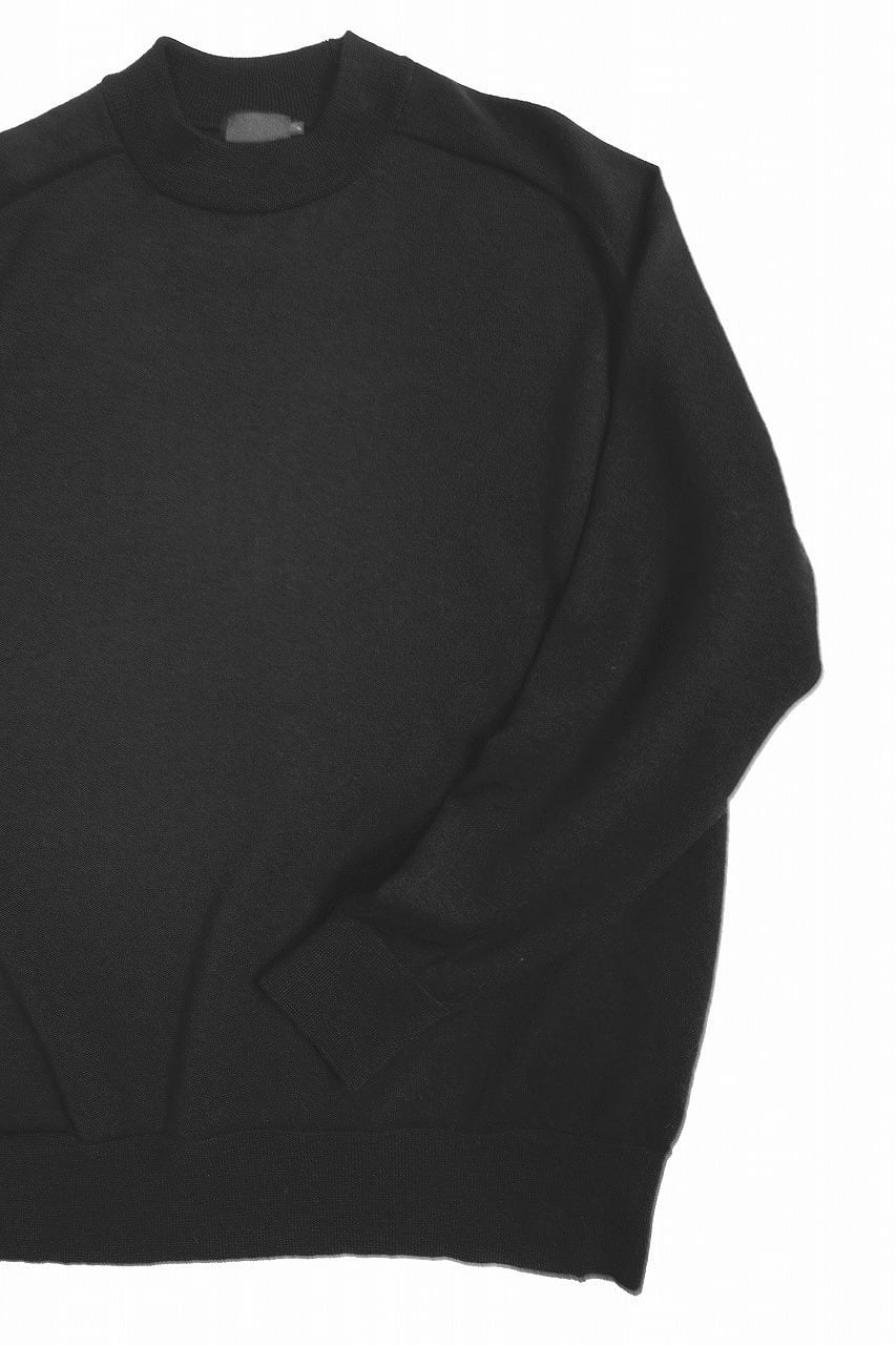 Worsted Merino Mock Neck P/O