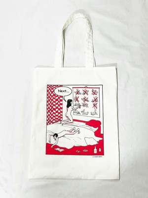 Tote Bag Made From Obscene Vintage Pillowcase