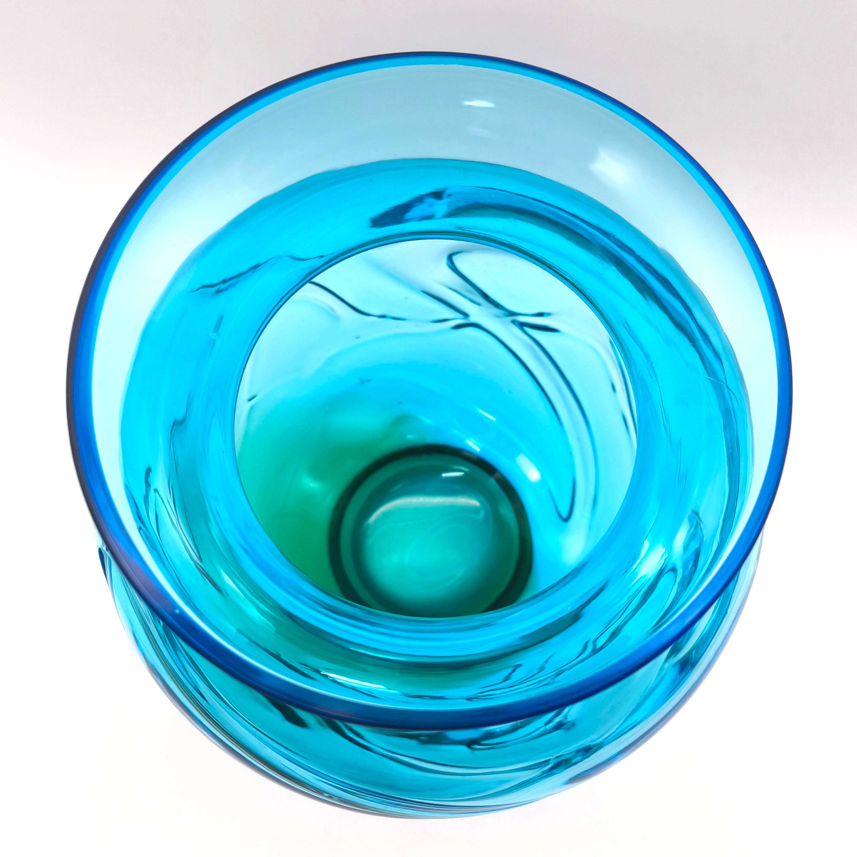 KAMEI GLASS(カメイガラス)・フラワーベース・昭和レトロ