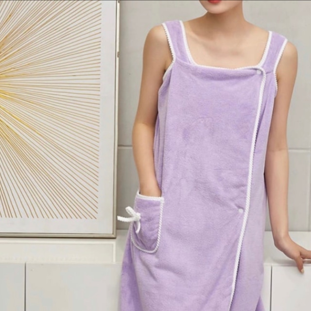 【5color/2size】Bath towel color one-piece P601