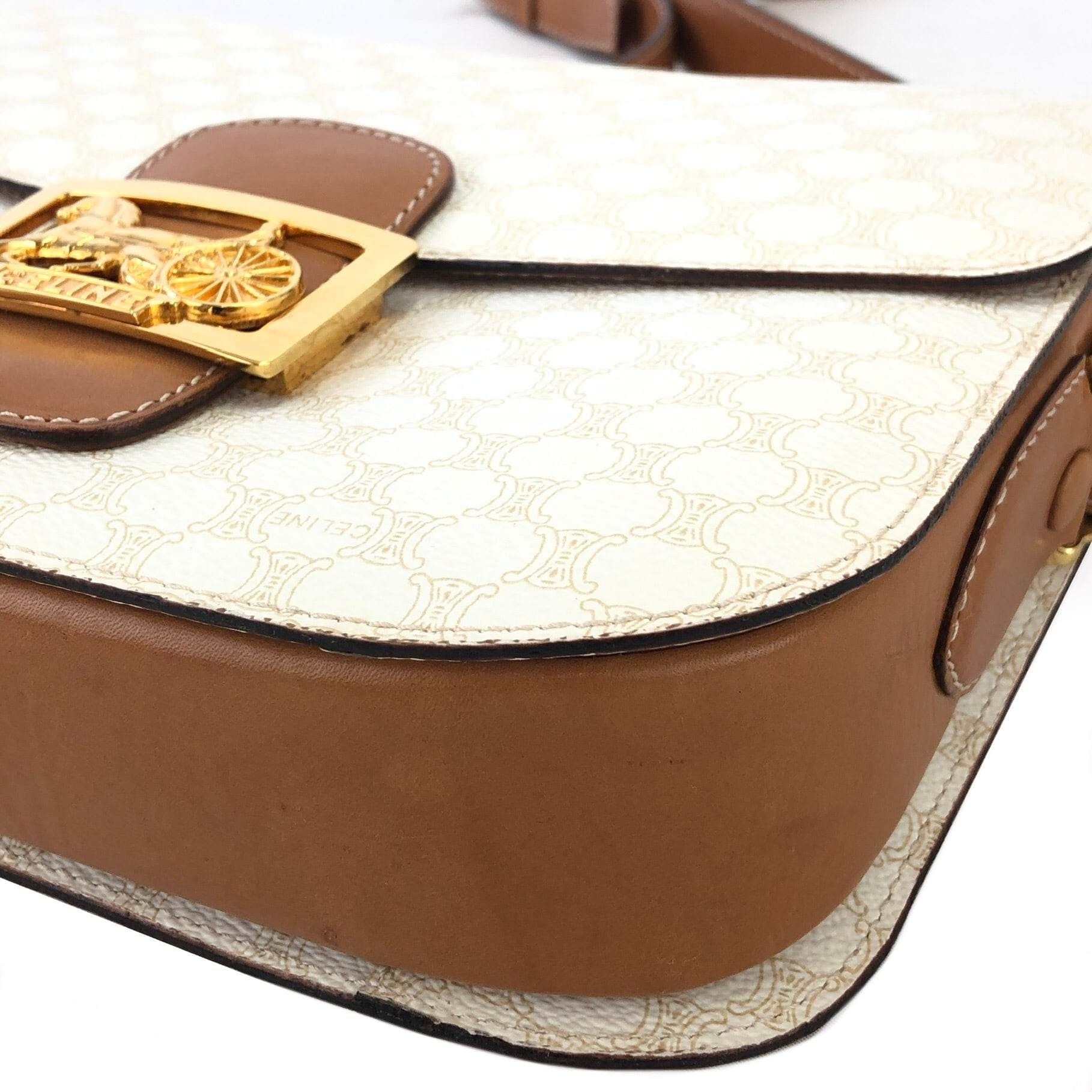CELINE セリーヌ マカダム 馬車 ホースキャリッジ クロスボディ