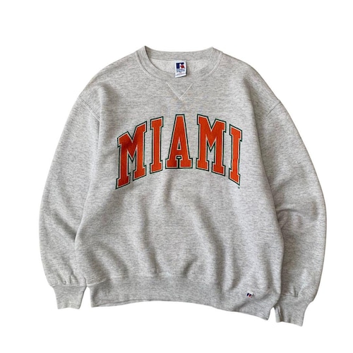 “90s RUSSELL ATHLETIC” MIAMI print sweat