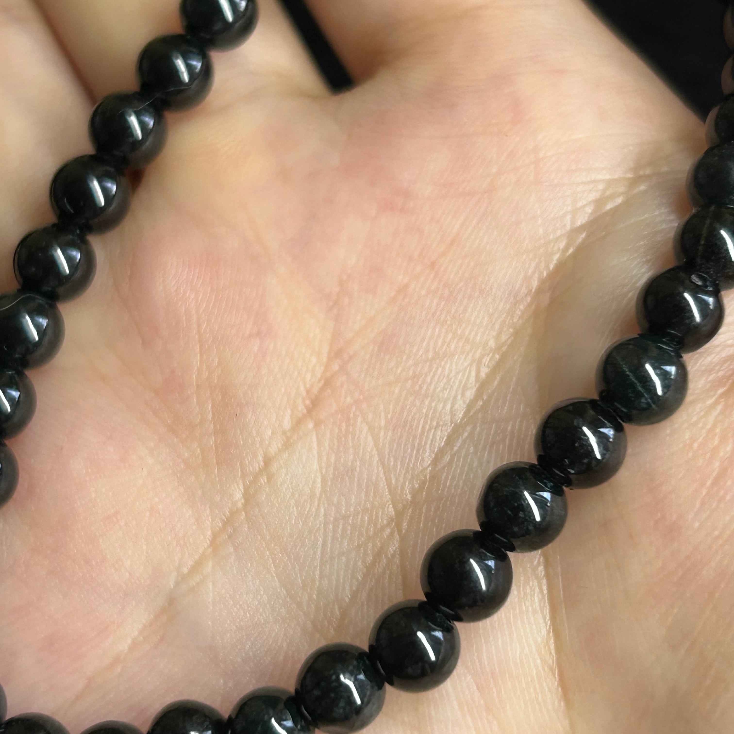 本翡翠ブレスレット 黒翡翠 ミャンマー産 セール品 | FARBE