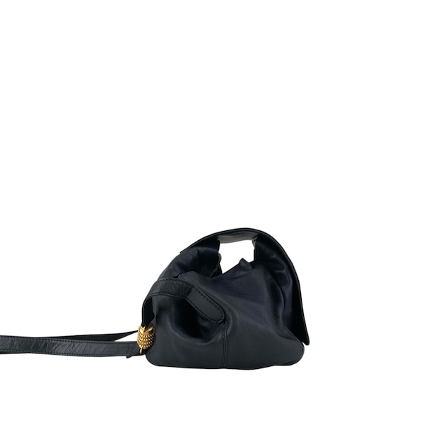 LOEWE ロエベ ショルダーバッグ ネイビー ロゴ ナッパレザー vintage ヴィンテージ オールド k4pn8w